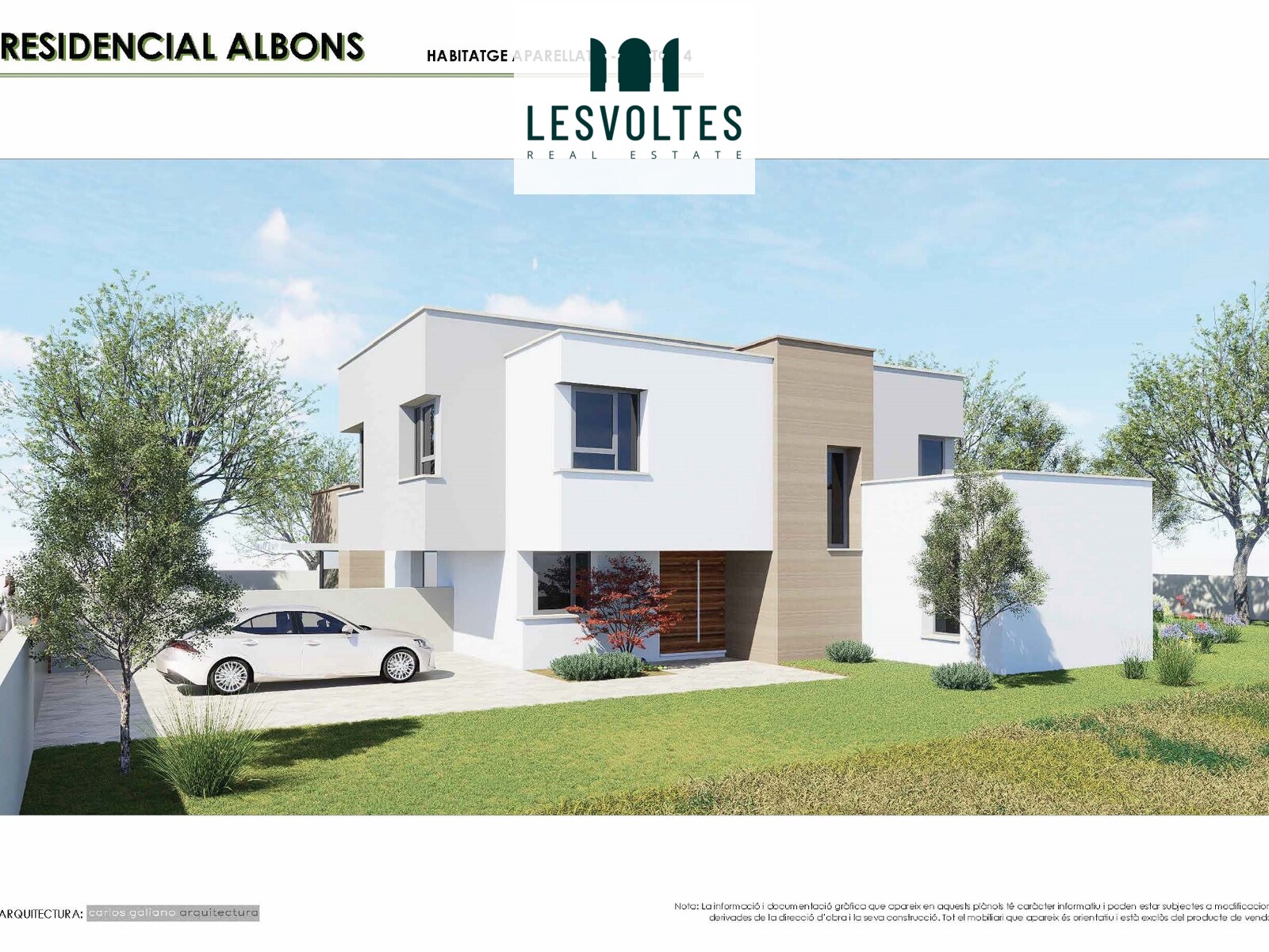 NUEVA PROMOCIÓN DE OBRA NUEVA DE 2 VIVIENDAS DE 165 M², CONSTRUIDAS SOBRE UNA PARCELA DE 463 M², EN VENTA EN ALBONS.